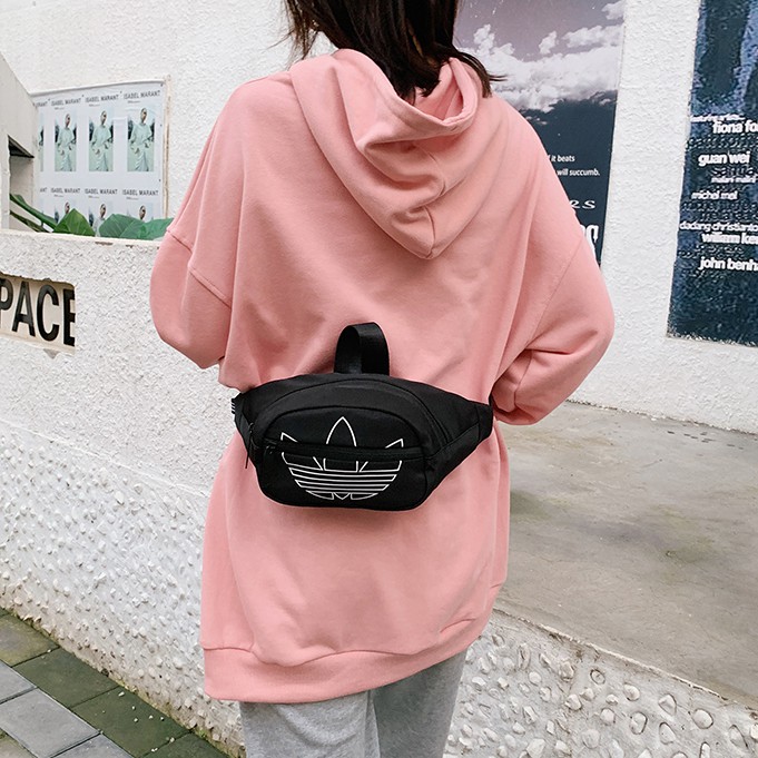 Túi bao tử nữ ZADA đeo chéo vải canvas phong cách trẻ trung thời trang unisex [Z808]