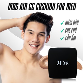 MDS AIR CUSHION PHẤN NƯỚC KIỀM DẦU, HIỆU CHỈNH MÀU DA CHO NAM (15g)