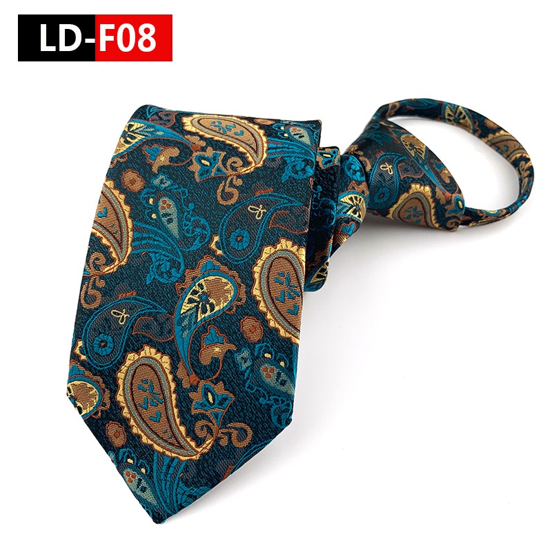 Cà Vạt Nam 7CM Có Khóa Kéo (24 Giờ)