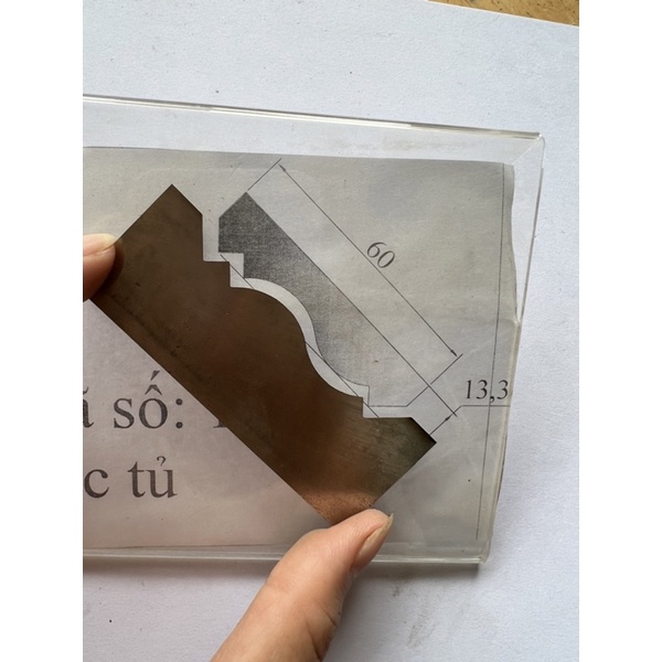 thép gió phào nóc tủ lắp máy cuốn ( gỗ 6F, 7F )