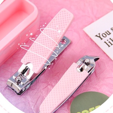 Bộ 2 Bấm Móng Tay Móng Chân Có Hộp Đựng Hoạt Hình Xinh Xắn