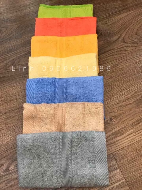 Set 5 khăn mặt 30x46cm - các màu