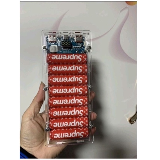 Sạc dự phòng mica trong suốt ( mạch sạc nhanh 25.5W , QC 3.0 )