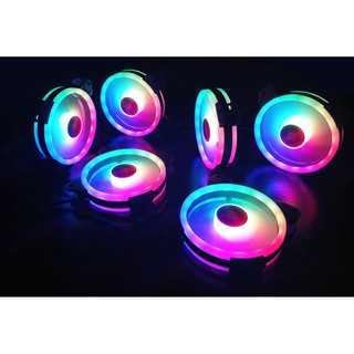 Quạt tản nhiệt, case fan Coolmoon V4+hub sync main