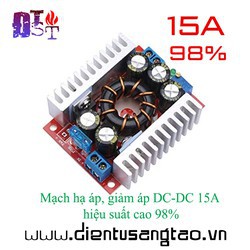 ✅ [RẺ NHẤT VIỆT NAM ] ⚡ Mạch hạ áp, giảm áp DC-DC 15A hiệu suất cao 98 phần trăm