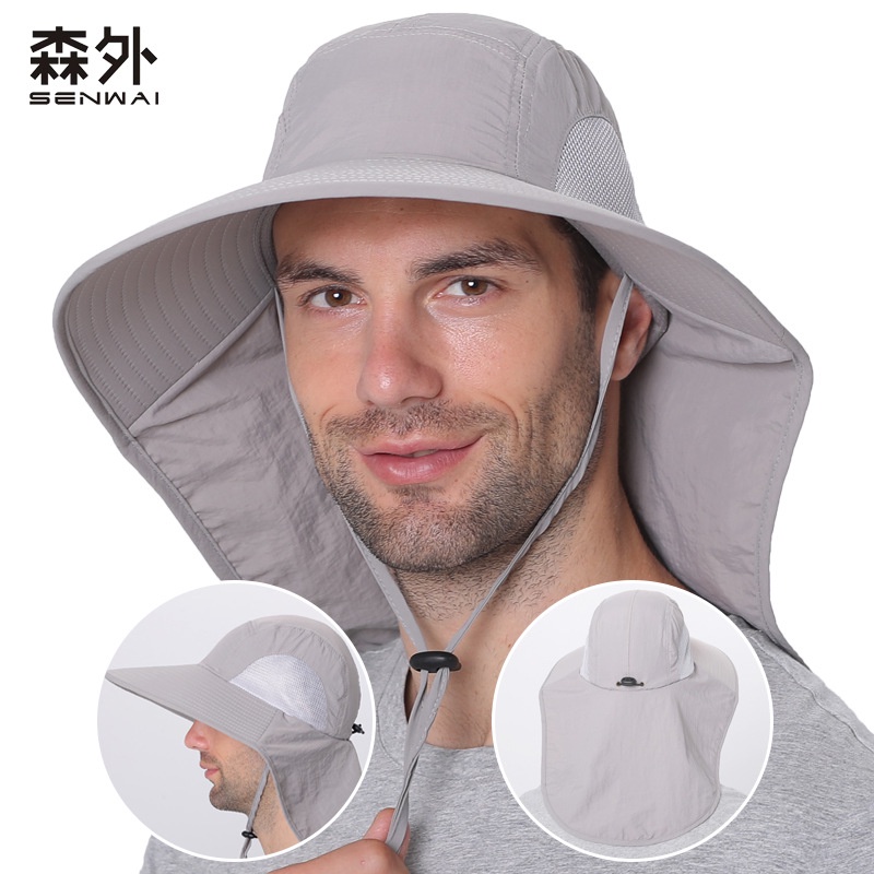 Mũ Vành Tròn Chống Nắng Tia Uv Mùa Hè Thoáng Khí Khô Nhanh Phong Cách Mới Cho Nam Và Nữ