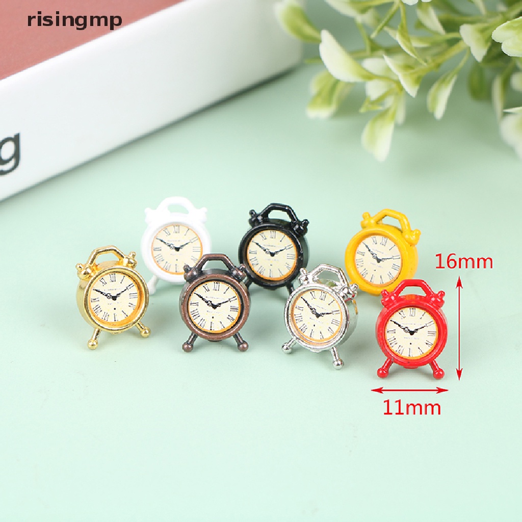 1 Đồng Hồ Báo Thức Tỉ Lệ 1: 12 Trang Trí Nhà Búp Bê ♨Hot