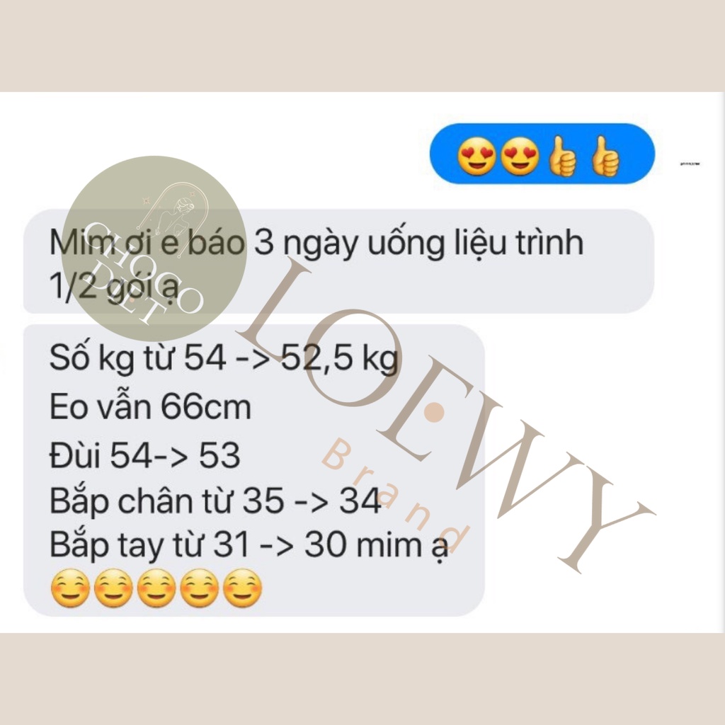 Chocodiet Giảm Mỡ Bắp Tay, Giảm Cân Hiệu Quả, Chính Hãng LOEWY BRAND - Mua 1 Tặng 1