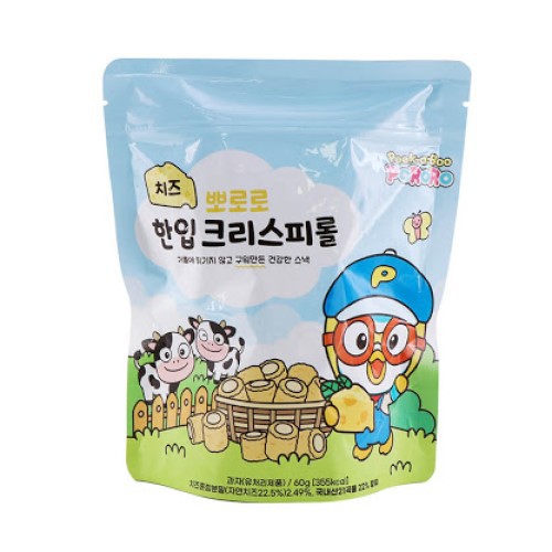 (2 vị) Bánh ngũ cốc cho bé Pororo gói 60gr