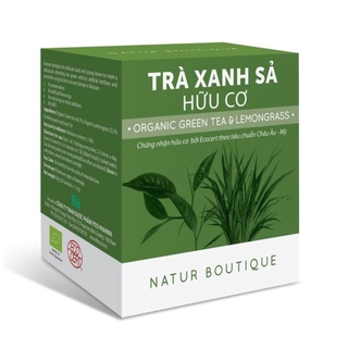 Trà Xanh Sả Hữu Cơ Natur Boutique FITO Organic Lemongrass Green Tea