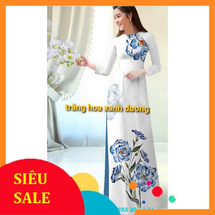 [ SIÊU RẺ] Áo dài truyền thống 3D - Ảnh thật shop chụp