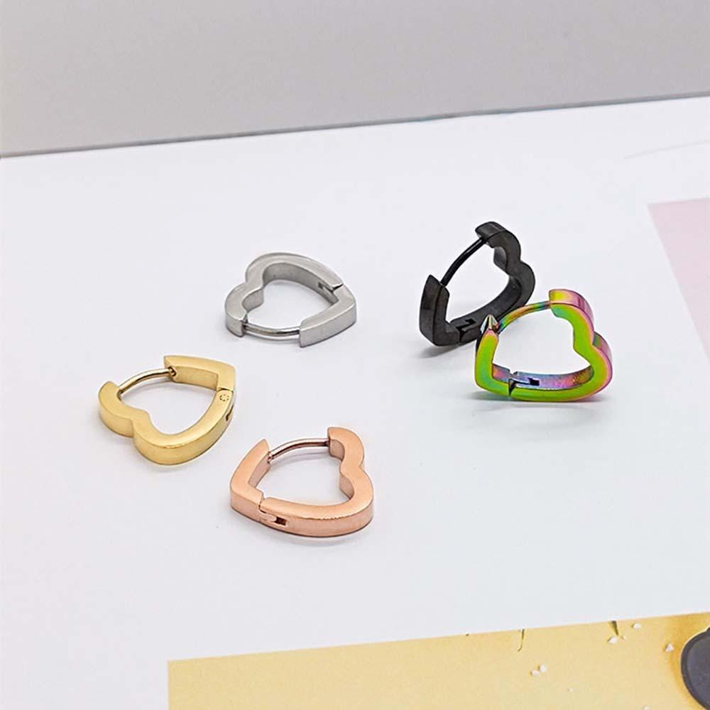 Bông Tai Hình Trái Tim Thời Trang Hàn Quốc VANES1 Dành Cho Nữ