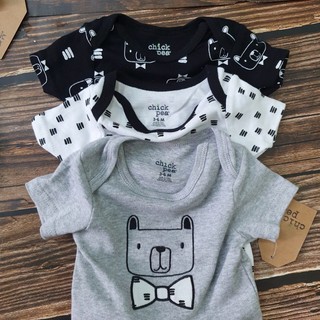 set 3 chiếc body bé trai bé gái Chickpea