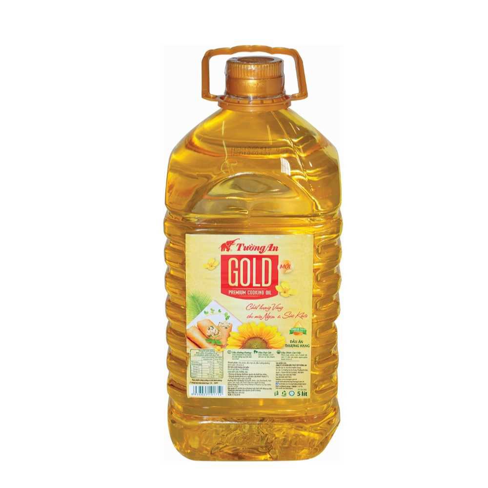 [Bình 5 Lít – GOLD] DẦU ĂN THƯỢNG HẠNG [VN] TƯỜNG AN Gold Cooking Oil (halal) (bph-hk5)