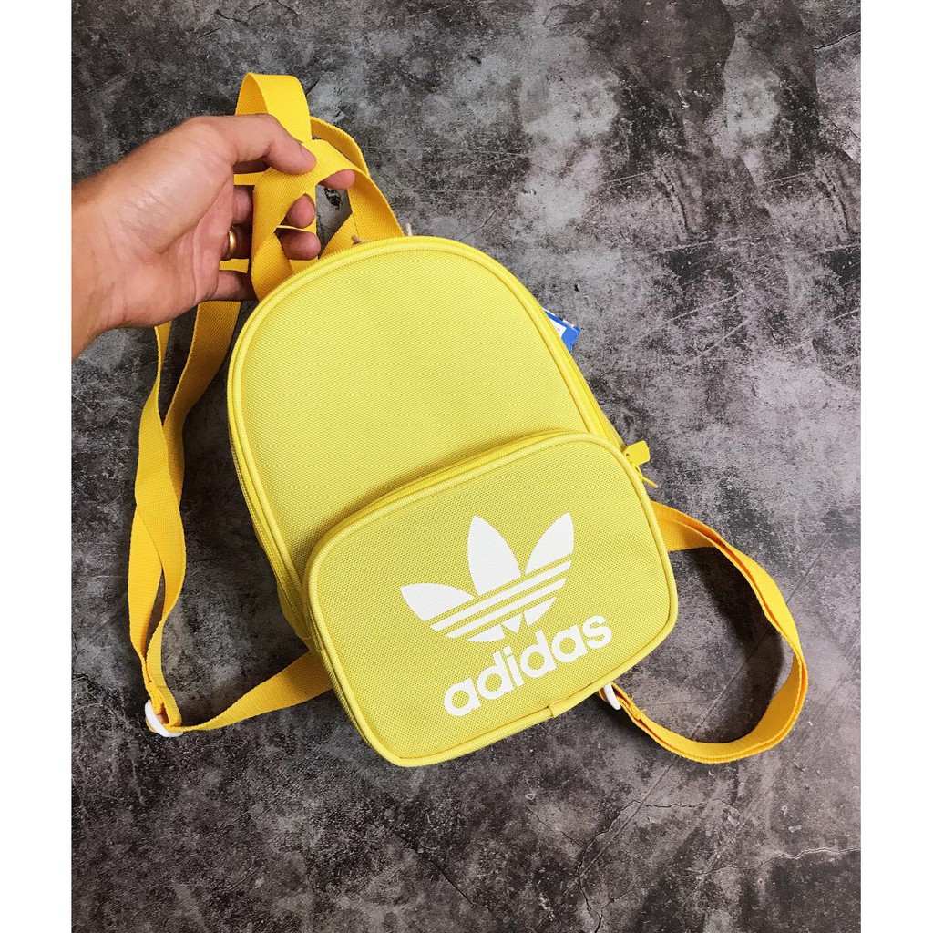[ XẢ LỖ ] Balo Mini Adidas Santiago Yellow Mini Backpack Full Tag Code