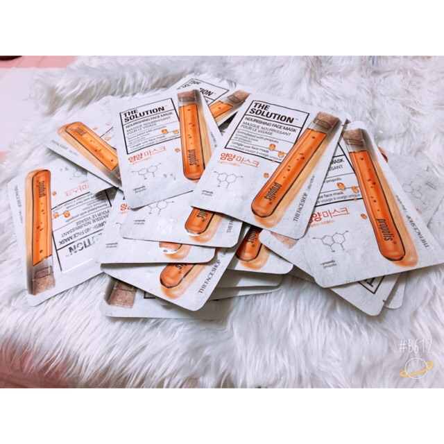 {sẵn} Mặt nạ The Solution Nourishing face mask