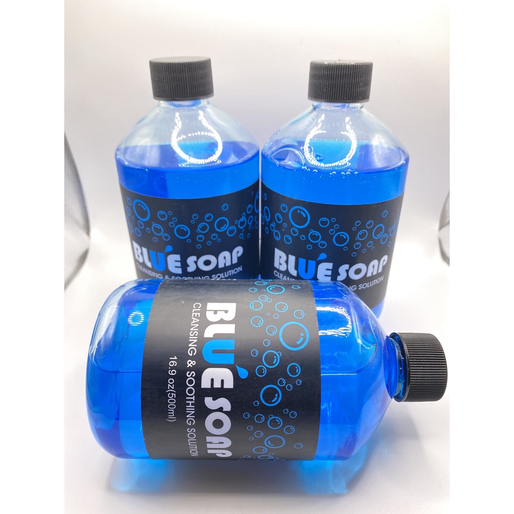 Blue Soap vệ sinh hình xăm sau phun