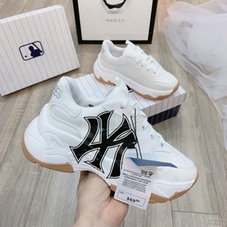 HOT SALE Giày thể thao sneaker mlb ny đế nâu fullbox tag mác Đẹp Xịn :(( t ít .