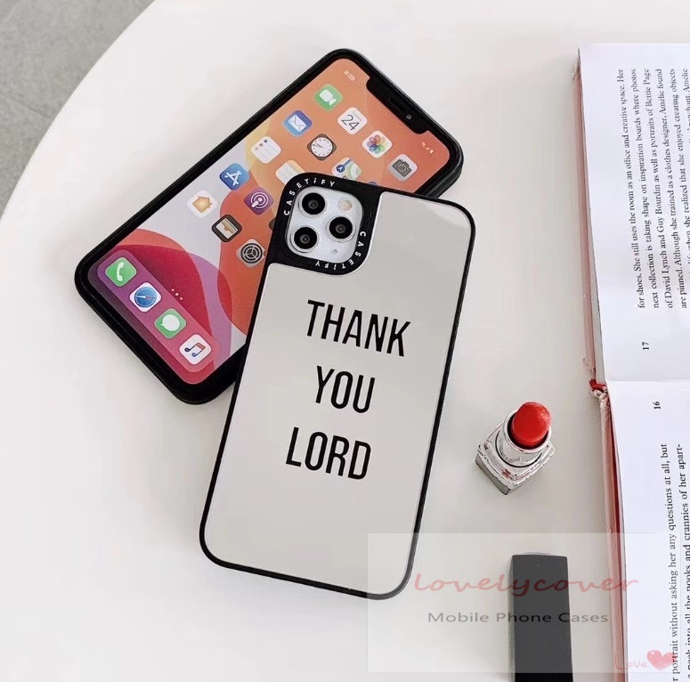 CASETIFY Art Drawing Anti-knock Case for Iphone 11 12 Mini Pro Max X XR XS Max For Iphone SE 7 8 Plus Makeup Mirror Case Protective Cover