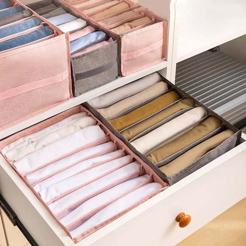 Hộp đựng quần áo 7/9 ngăn tiết kiệm không gian