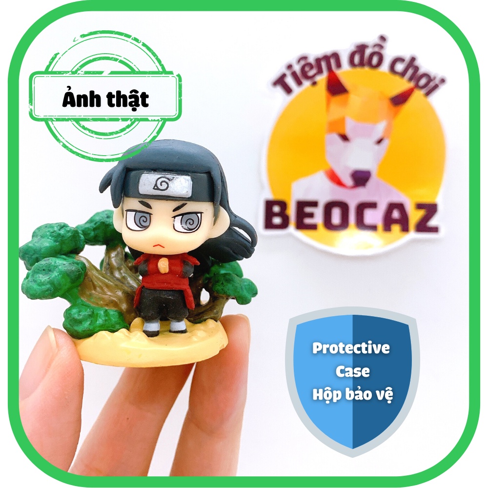 [Full Box Tặng Hộp Bảo Vệ] Combo Mô Hình chibi Naruto Sasuke Kakashi Madara Orochimaru Hashirama