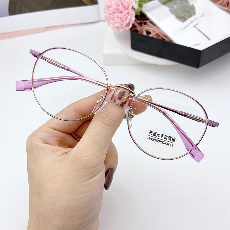 Mắt Kính Gọng Tròn Chống Ánh Sáng Xanh Jz5100 | BigBuy360 - bigbuy360.vn