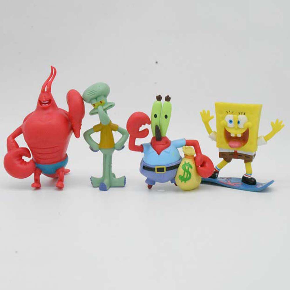 Set 12 Mô Hình Đồ Chơi Nhân Vật Phim Hoạt Hình Spongebob