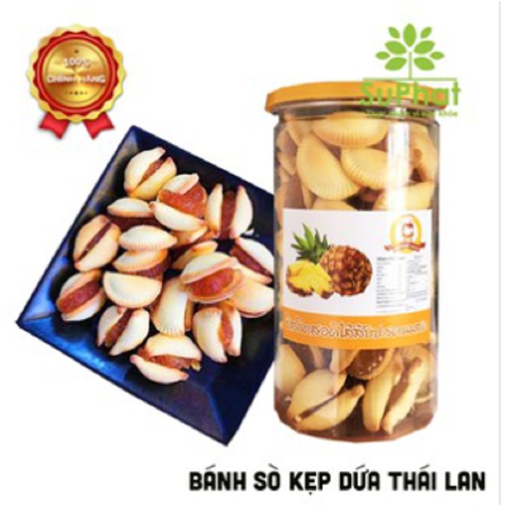 Bánh Sò Kẹp Khóm Thái, Hàng Chuẩn Thái 100%_bánh kẹo_ăn vặt_online