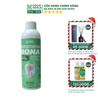 [HÀNG CHÍNH HÃNG]Nước súc miệng dược liệu CoCayHoaLa - Khỏi lo Chảy máu chân răng, viêm lợi, hôi miệng, chai 150ml