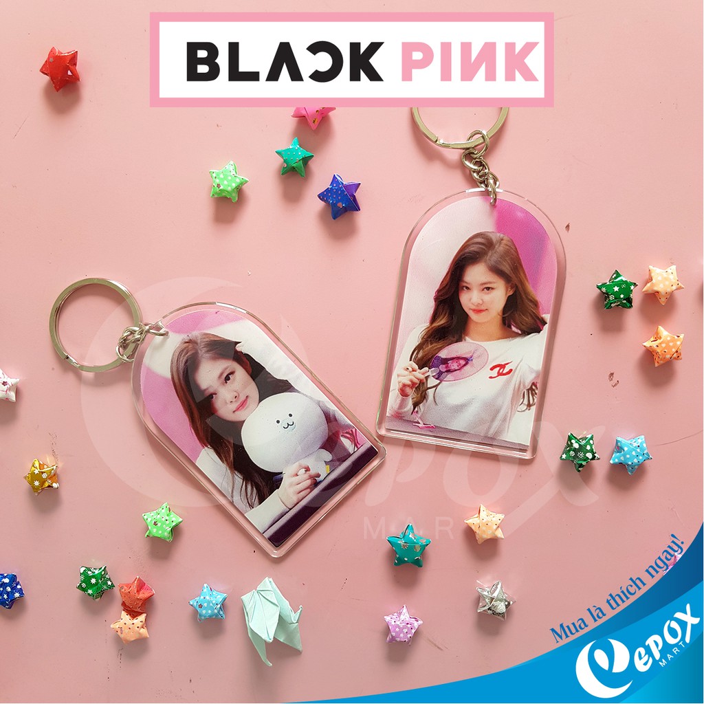 Móc khóa Blackpink Lisa, Rose, Jisoo, Jennie đổ keo 8cm xinh lung linh [KHÔNG ĐÂU CÓ]