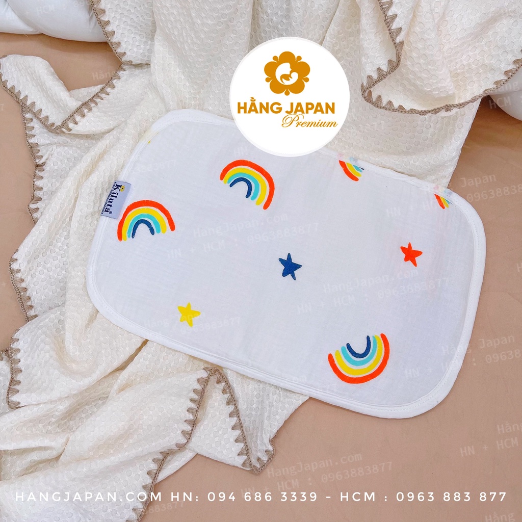 Gối thông hơi, gối mỏng lót đầu cho bé Sơ sinh Kiluta phân loại ngẫu nhiên