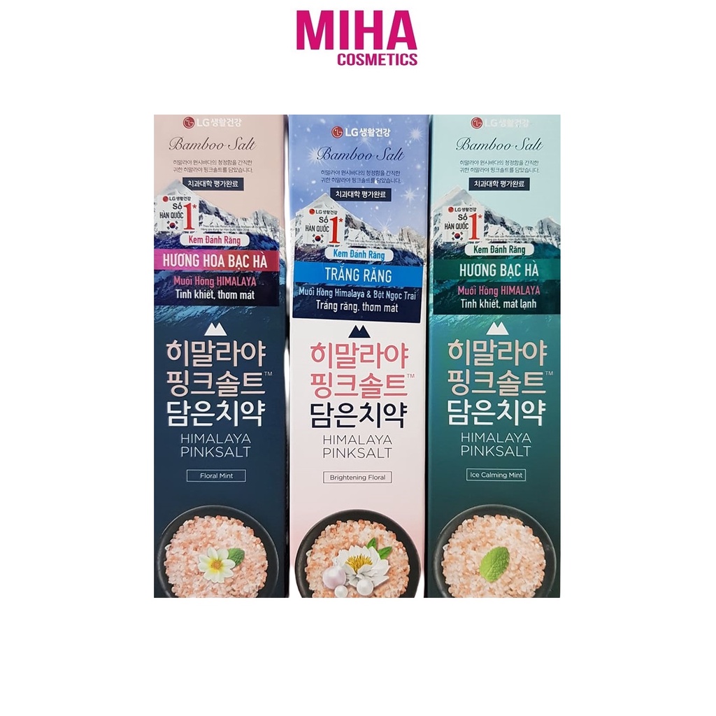 Kem Đánh Răng Muối Hồng Himalaya Pinksalt 100g Hàn Quốc