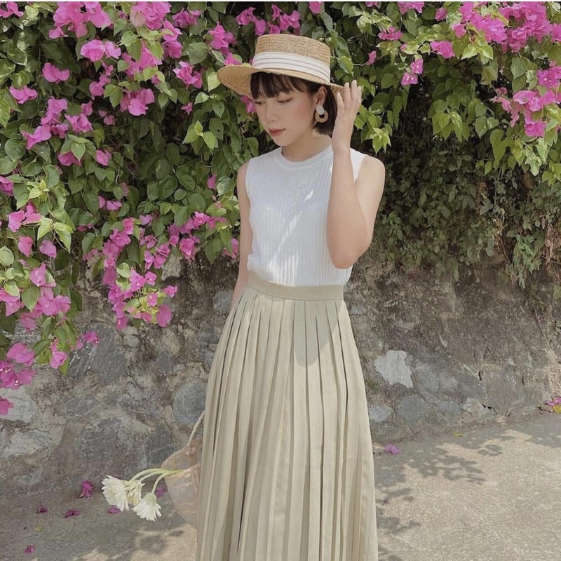 Áo Tanktop Nữ Thun Gân | HQ2623 | Lana Official