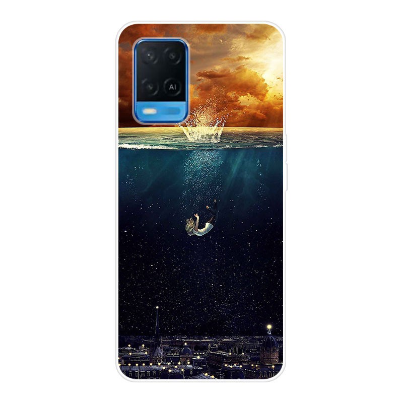 Ốp điện thoại OPPO A54 dẻo họa tiết hoạt hình dễ thương