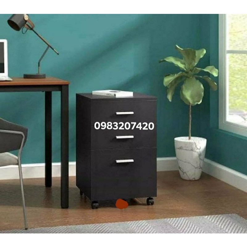 Tủ Cabin 3 Hộc Kéo Cá Nhân Có Bánh Xe Di Chuyển Tiện Lợi