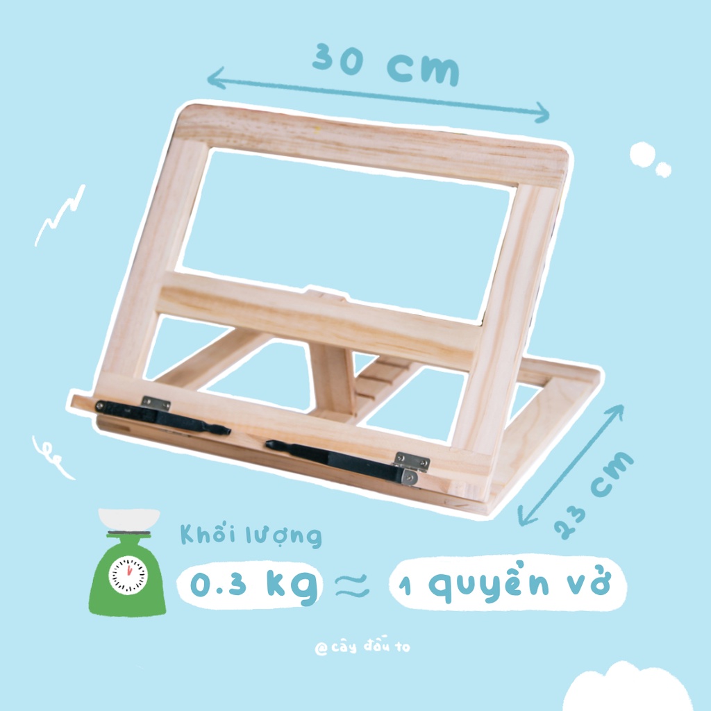 Tựa/Giá Kê Sách - Laptop - iPad Gỗ | BigBuy360 - bigbuy360.vn