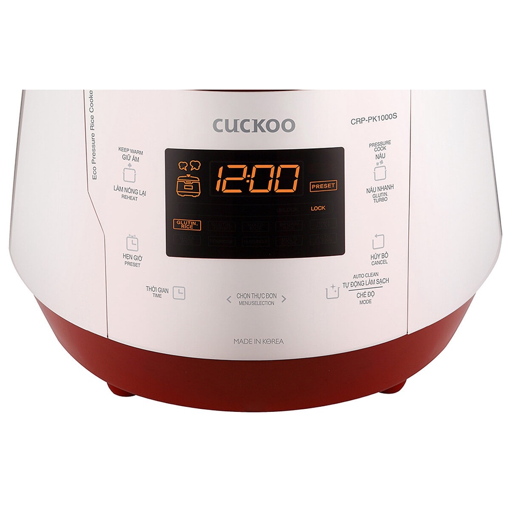 Nồi Cơm Áp Suất Điện Tử Cuckoo CRP-PK1000S - 1.8 Lít