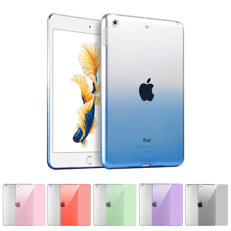 Ốp máy tính bảng pha lê màu gradient cho iPad Air 1 2/iPad 9.7 2017 5 6/Mini 1 2 3 4 | WebRaoVat - webraovat.net.vn