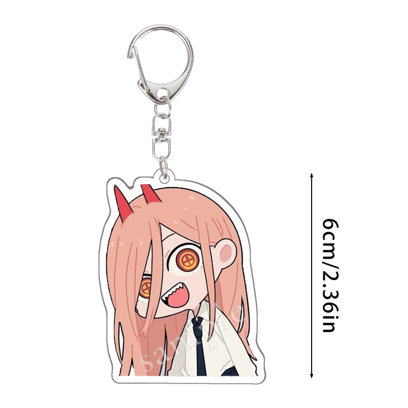 Tmdbyx Móc Khóa Hình Nhân Vật Anime Chainsaw Man Pochita Power Makima Angel Hayakawa Aki
