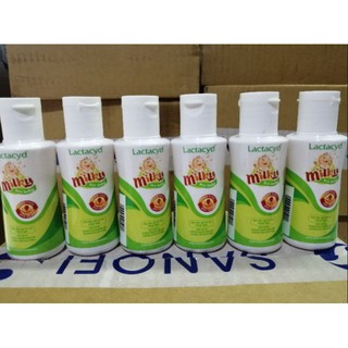 SỮA TẮM GỘI LACTACYD MILKY 60ML DÀNH CHO BÉ VÀ DA NHẠY CẢM