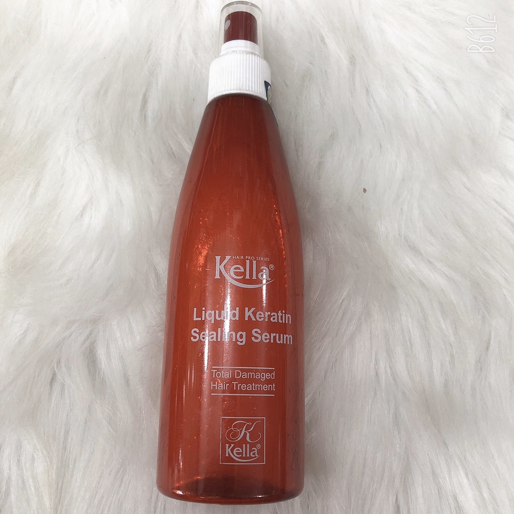 Xịt dưỡng tóc KELLA Keratin phục hồi tóc hư tổn 250 ml