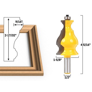 Mũi phay gỗ khung cửa sổ, cốt 12.7mm