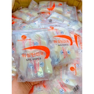 Móng nối hàn quốc 500 móng đủ size cao cấp từ 0-9