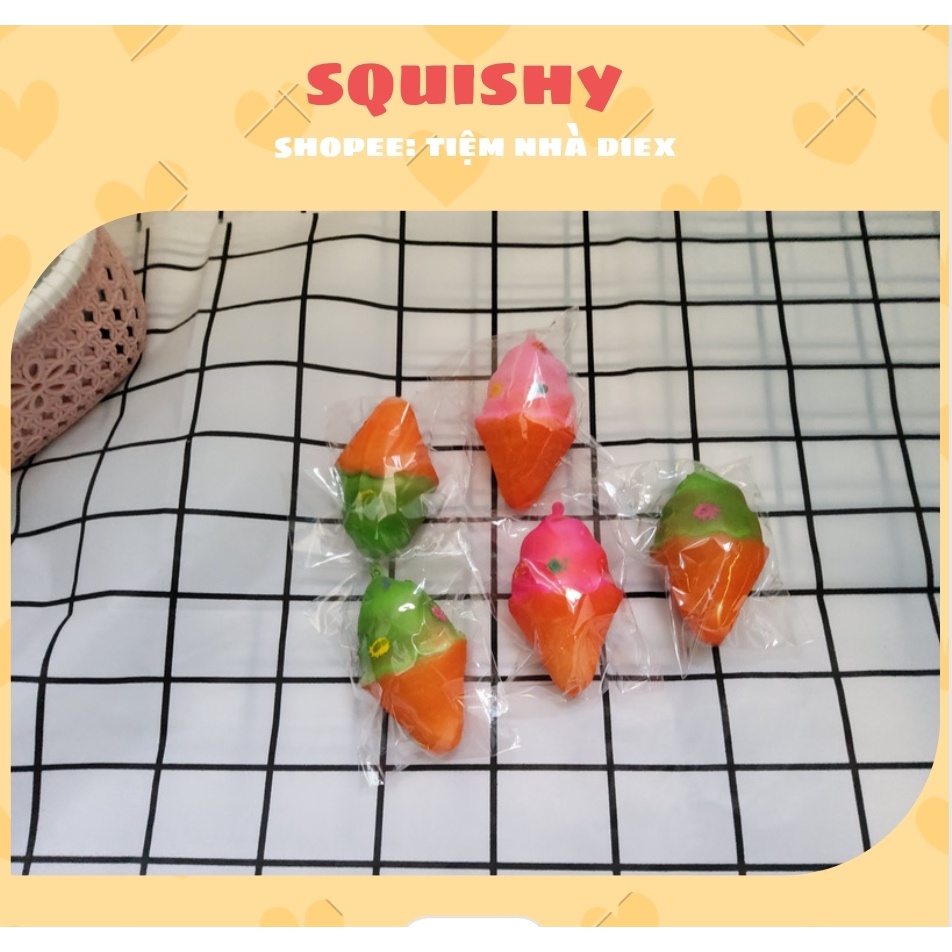 Squishy kem ốc quế
