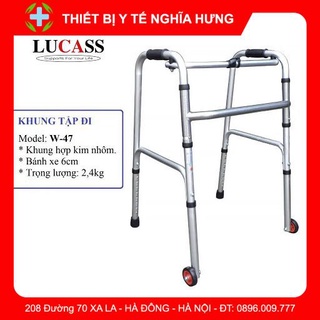Khung Tập Đi Hợp Kim Nhôm Lucass W47 - Khung Tập Đi