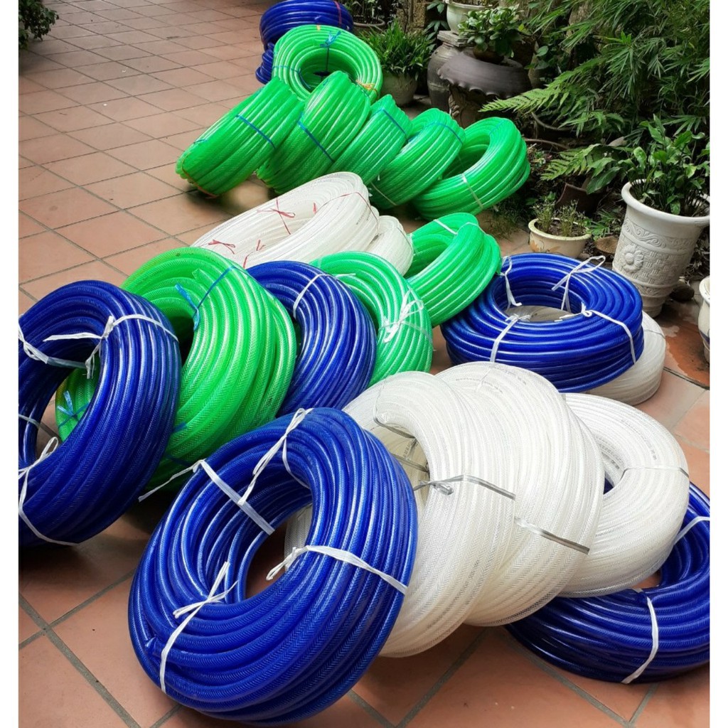 ỐNG NHỰA PVC MỀM-Phi 21- Dài 50m, Dẫn nước tưới cọ rửa sân vườn gia đình, Nhựa Pvc cao cấp kết hợp sợi cascbon.