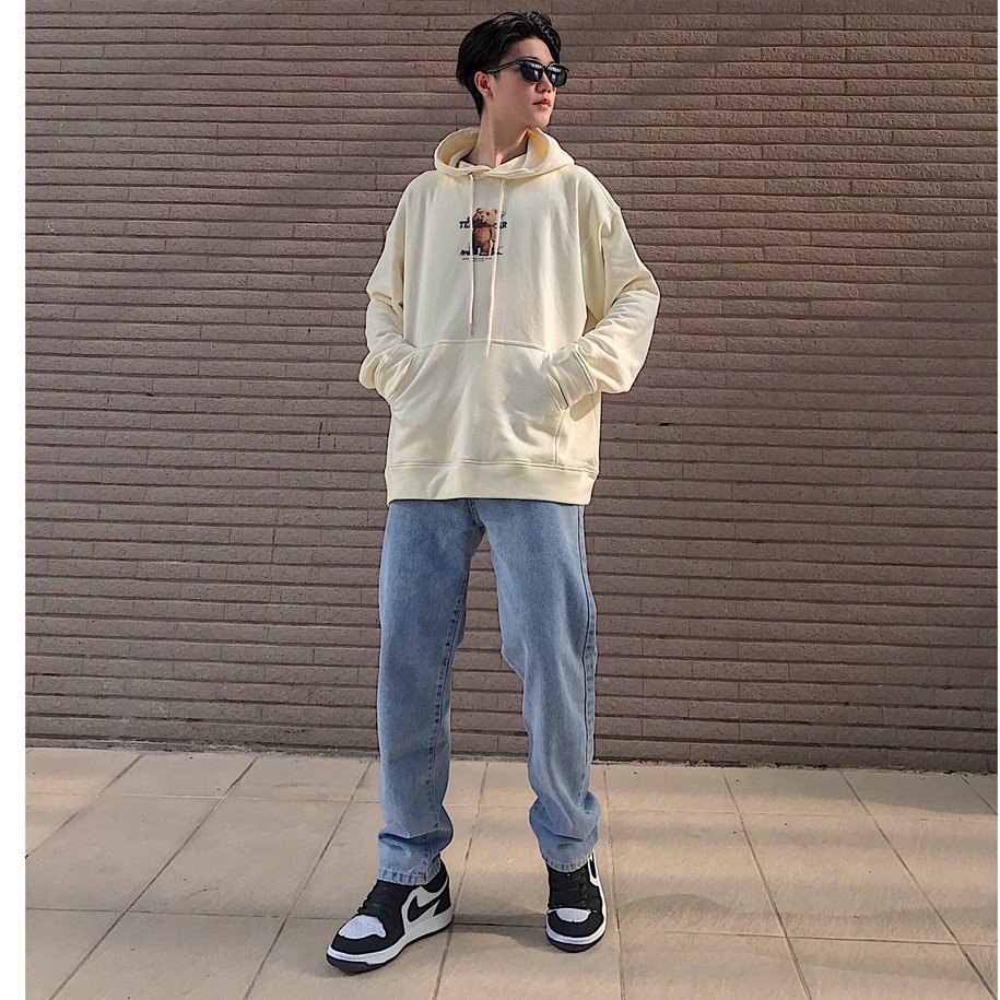 Quần baggy jean nam dáng suông ống rộng jeans unisex | BigBuy360 - bigbuy360.vn