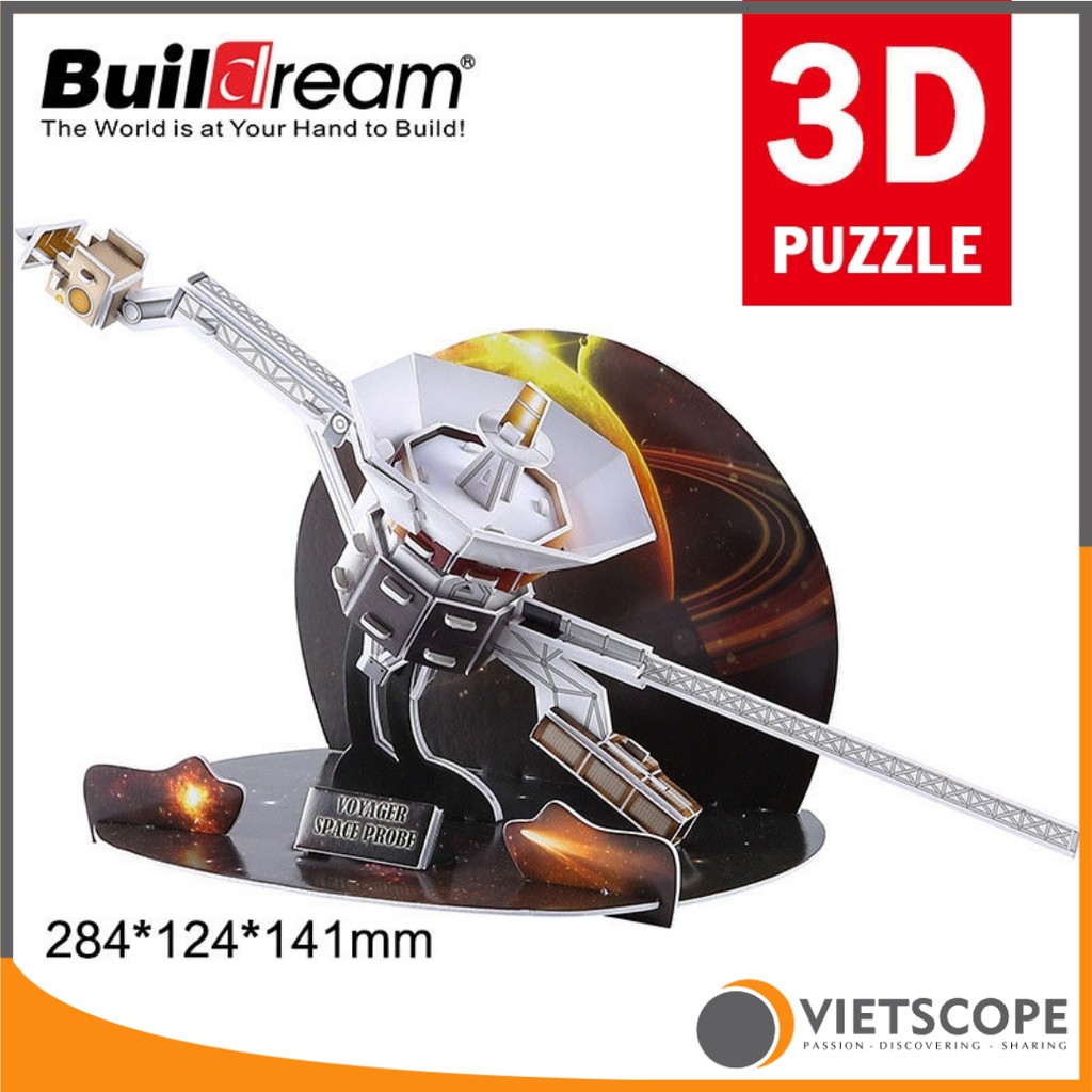 Bộ lắp ráp mô hình 3D Buildream Tàu thăm dò không gian Voyager - MH004