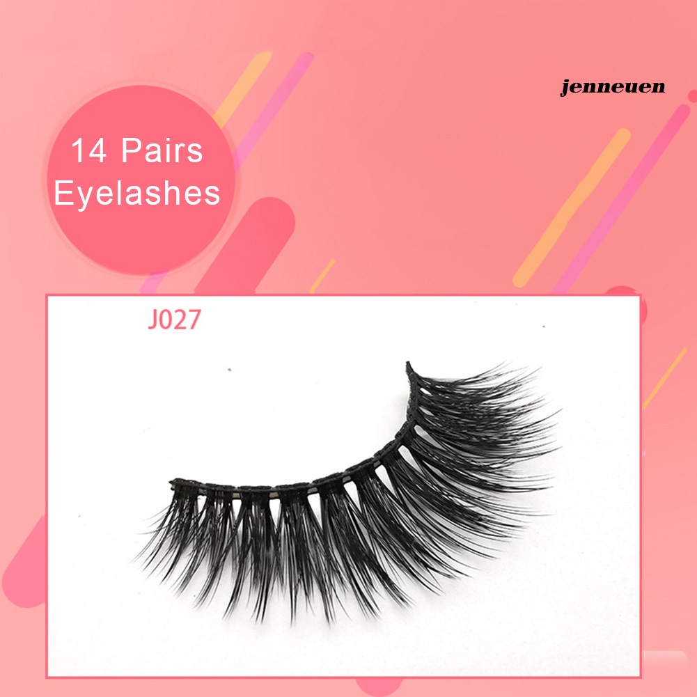 Set 14 Cặp Lông Mi Giả 3D Handmade Dành Cho Nữ