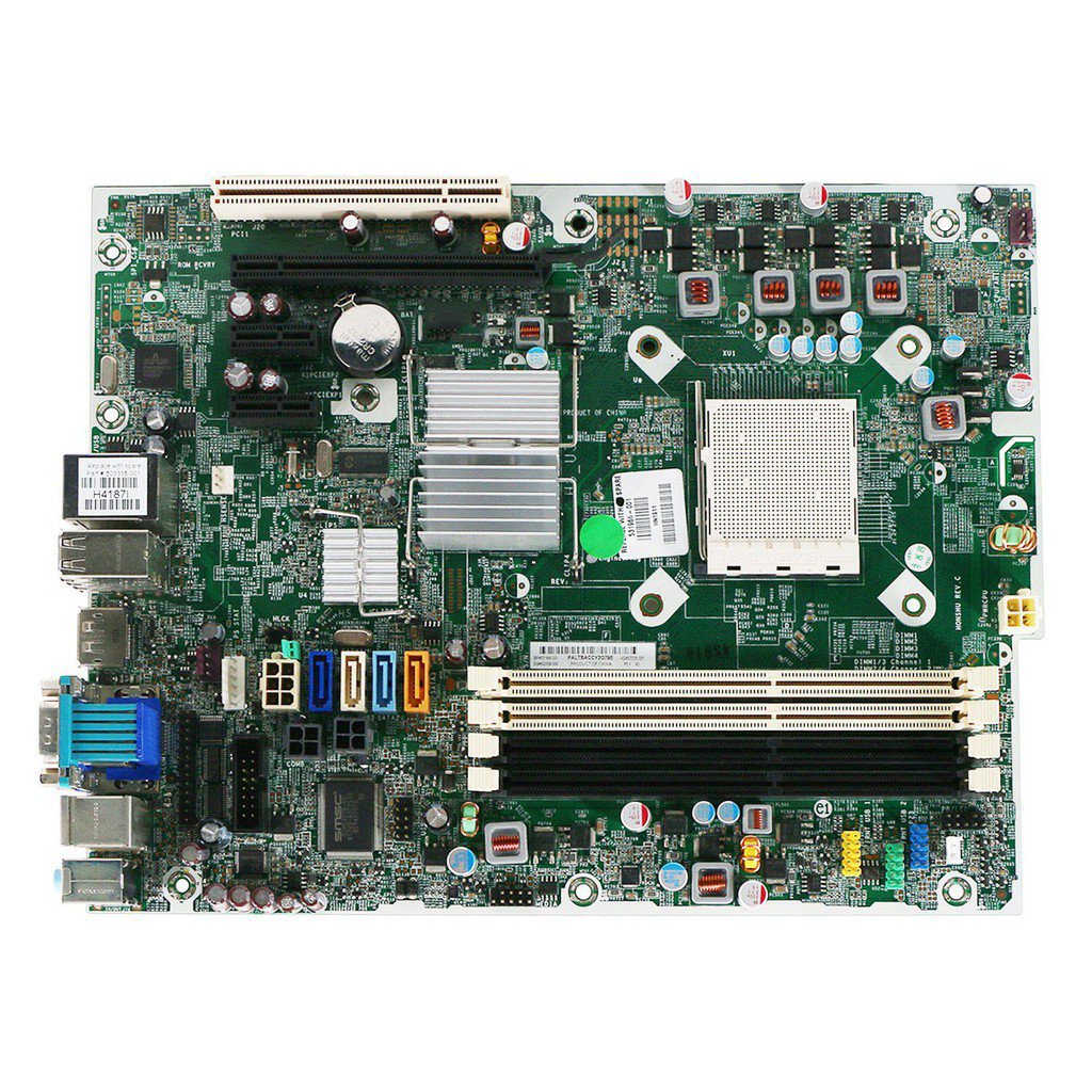 J4U2 【READY STOCK】HP Compaq 6005 SFF 6005 MT Motherboard AM3 DDR3 531966-001 503335-001 (USED) | WebRaoVat - webraovat.net.vn